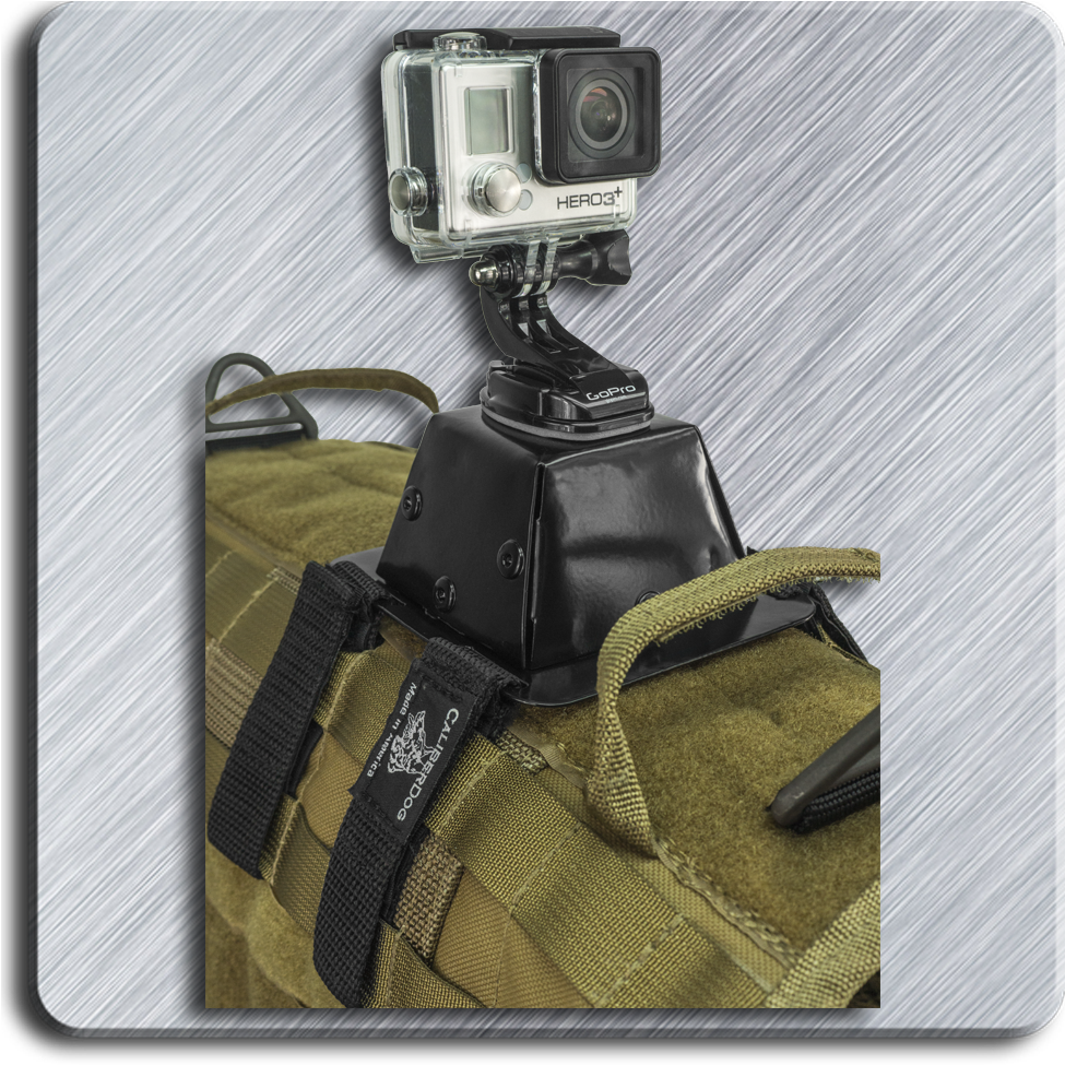 CaliberDog K9 MOLLE Vest GoPro Camera Back Mount