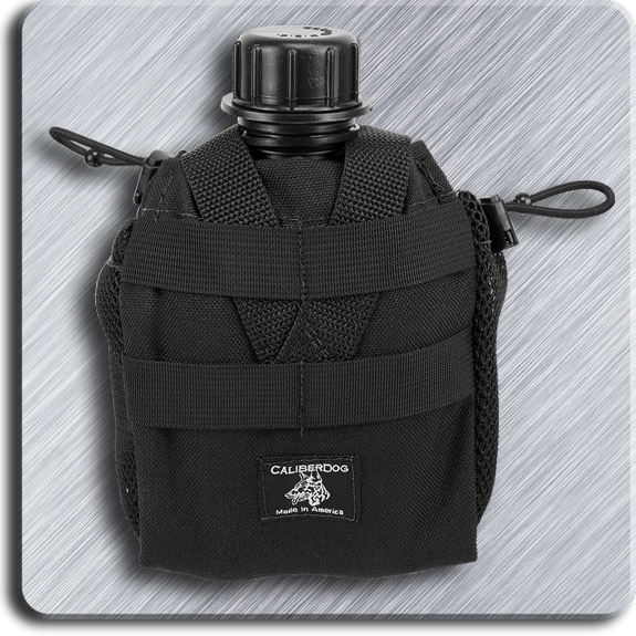 CaliberDog MOLLE Canteen Bag with Dog Dish